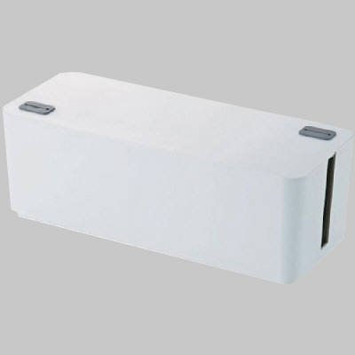 エレコム　ケーブル収納ボックス　6個口　ホワイト　EKC-BOX001WH　（取寄品）